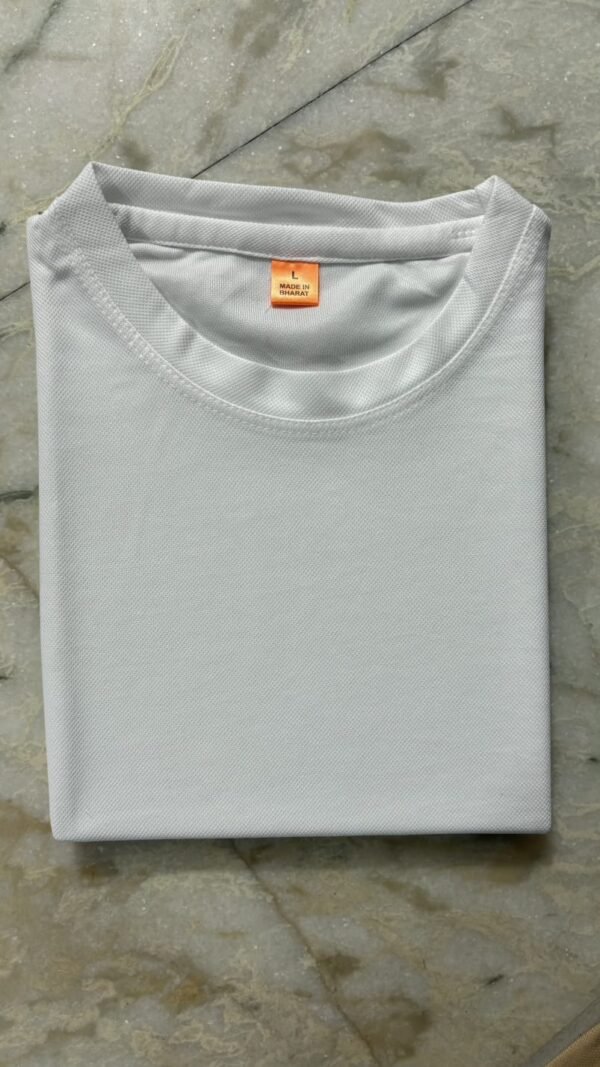 WhatsApp Image 2026-07-18 at 10.03.12 PM (1) Sarina Micro PP Polo Neck T-Shirt (110–120 GSM)