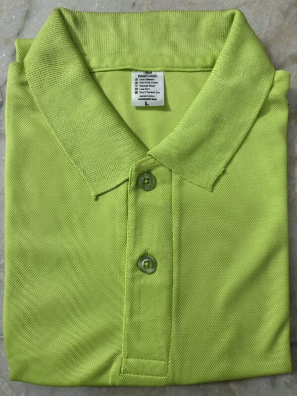 WhatsApp Image 2026-07-18 at 10.06.42 PM Nirmal Dryfit Polo Neck T-Shirt (160–170 GSM)