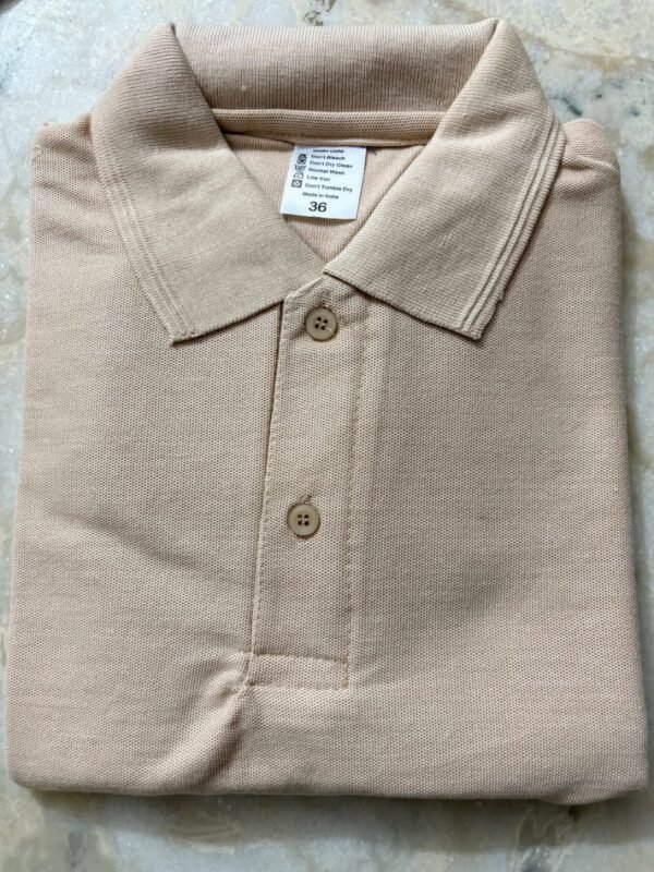 WhatsApp Image 2026-07-18 at 9.54.44 PM (2) Honeycom Matty Polo Neck T-Shirt (180–190 GSM)