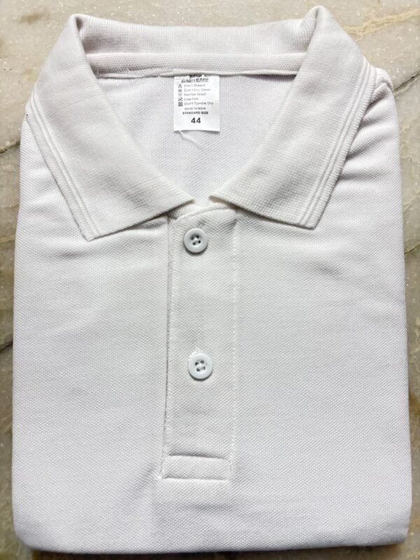 WhatsApp Image 2026-07-18 at 9.54.44 PM Honeycom Matty Polo Neck T-Shirt (180–190 GSM)