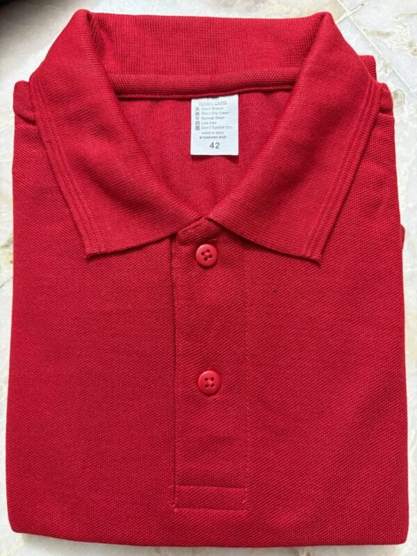 WhatsApp Image 2026-07-18 at 9.54.46 PM (2) Honeycom Matty Polo Neck T-Shirt (180–190 GSM)